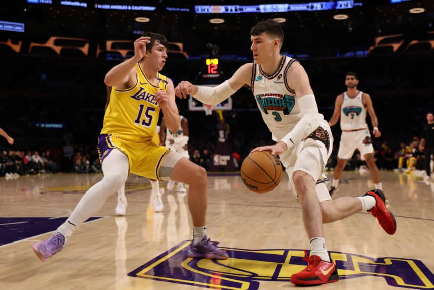 Jake LaRavia, Austin Reaves, Lakers