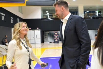 Jeanie Buss, Luka Doncic, Lakers