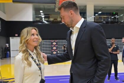 Luka Doncic, Jeanie Buss, Lakers