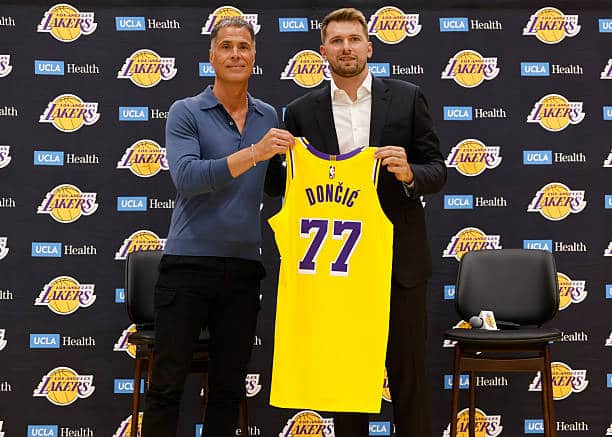 Luka Doncic, Rob Pelinka, Lakers