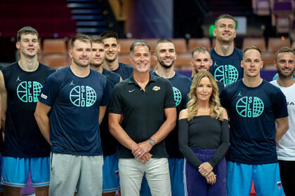 Luka Doncic, Rob Pelinka, Jeanie Buss, Lakers, Slovenia, FIBA EuroBasket 2025