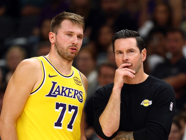 Lakers News: JJ Redick Plans To Stick With Luka Doncic Rotational Shift