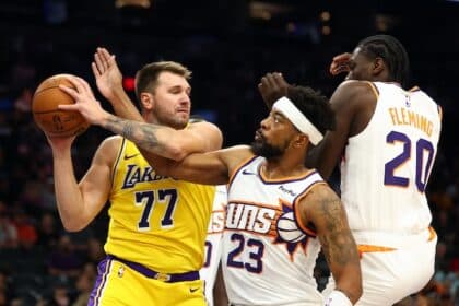 Luka Doncic, Jordan Goodwin, Lakers, Suns