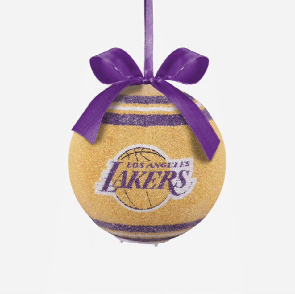 Los Angeles Lakers LED Christmas tree ornament, FOCO Los Angeles Lakers LED Christmas tree ornament, FOCO