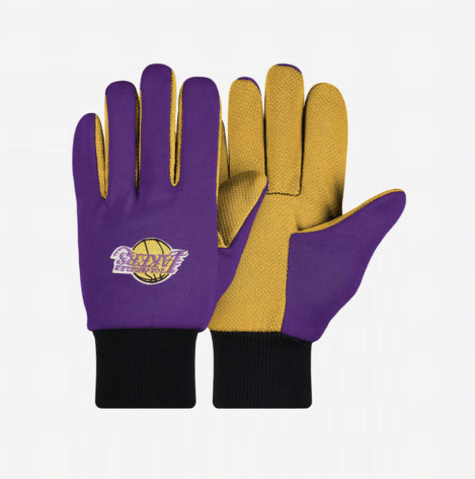 Los Angeles Lakers gloves, FOCO Los Angeles Lakers gloves, FOCO