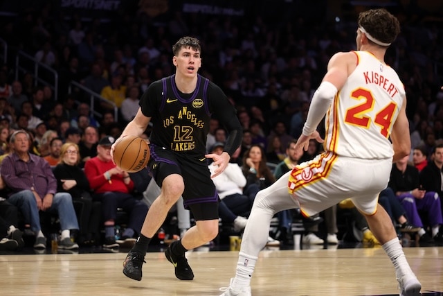 Jake LaRavia Takes Pride In Wearing Lakers Jersey